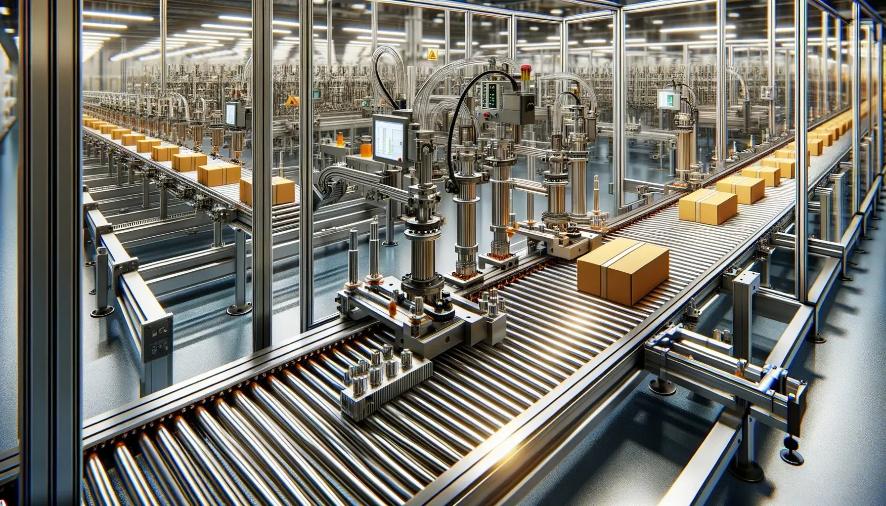 Automatisierte Verpackungslinie